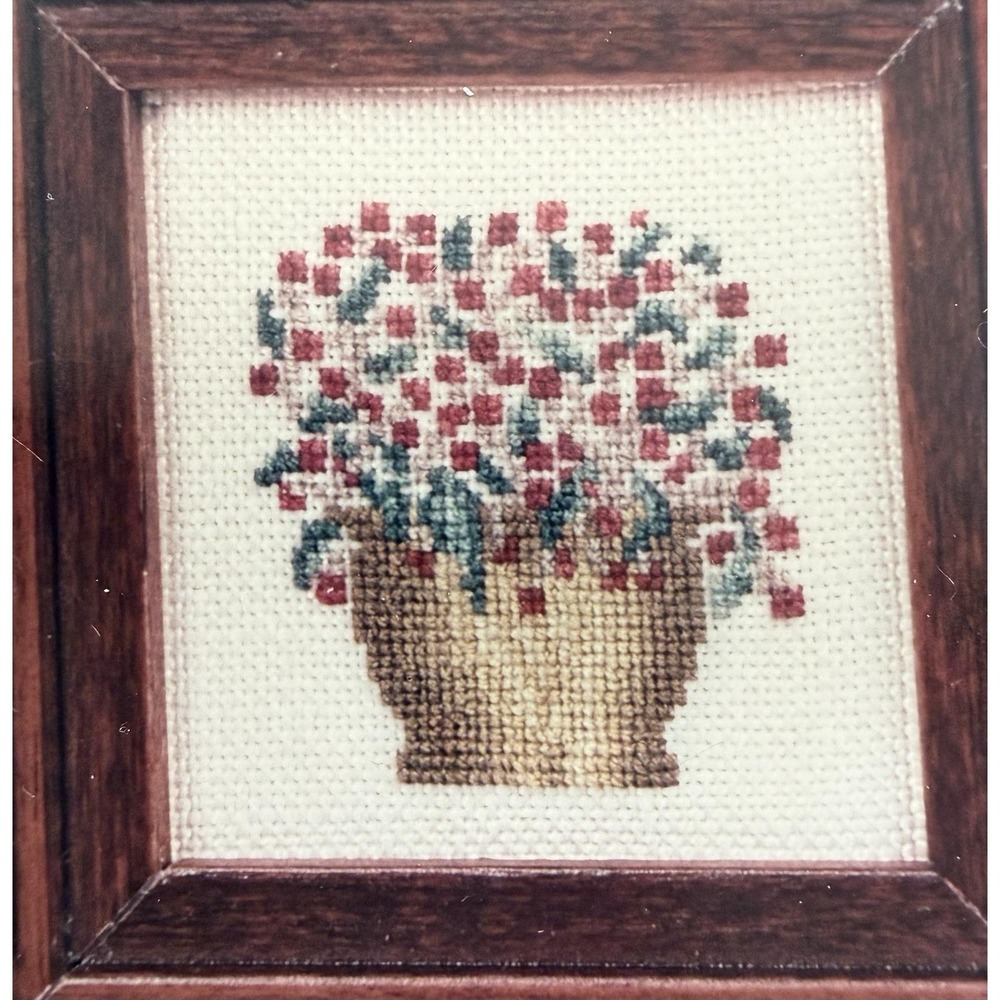 The Heart's Content BUCKET OF BERRIES Counted Cross Stitch KIT ~ No Frame